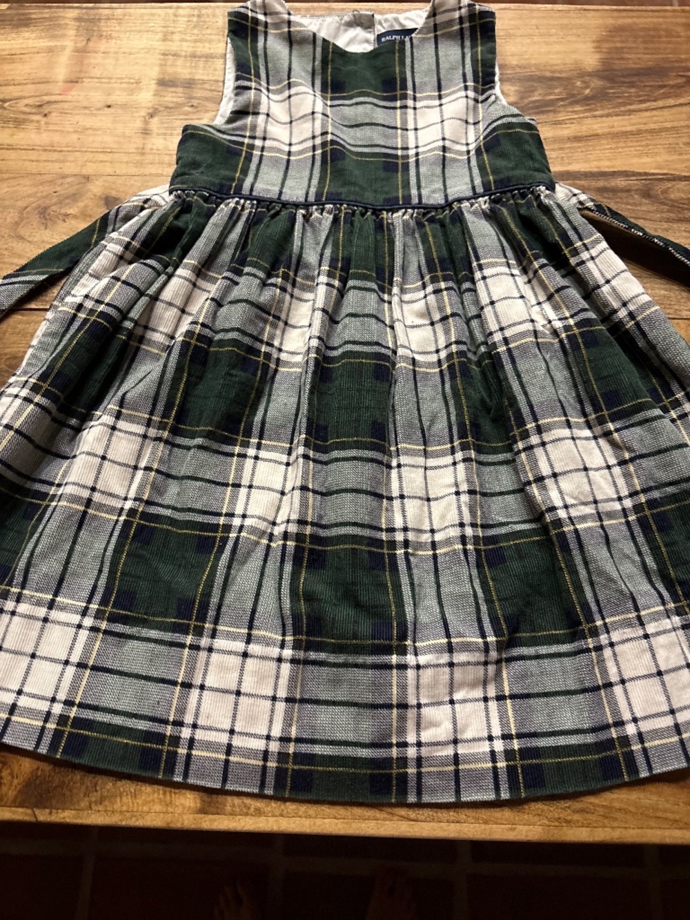 Polo Ralph Lauren Plaid Corduroy Dress 4T